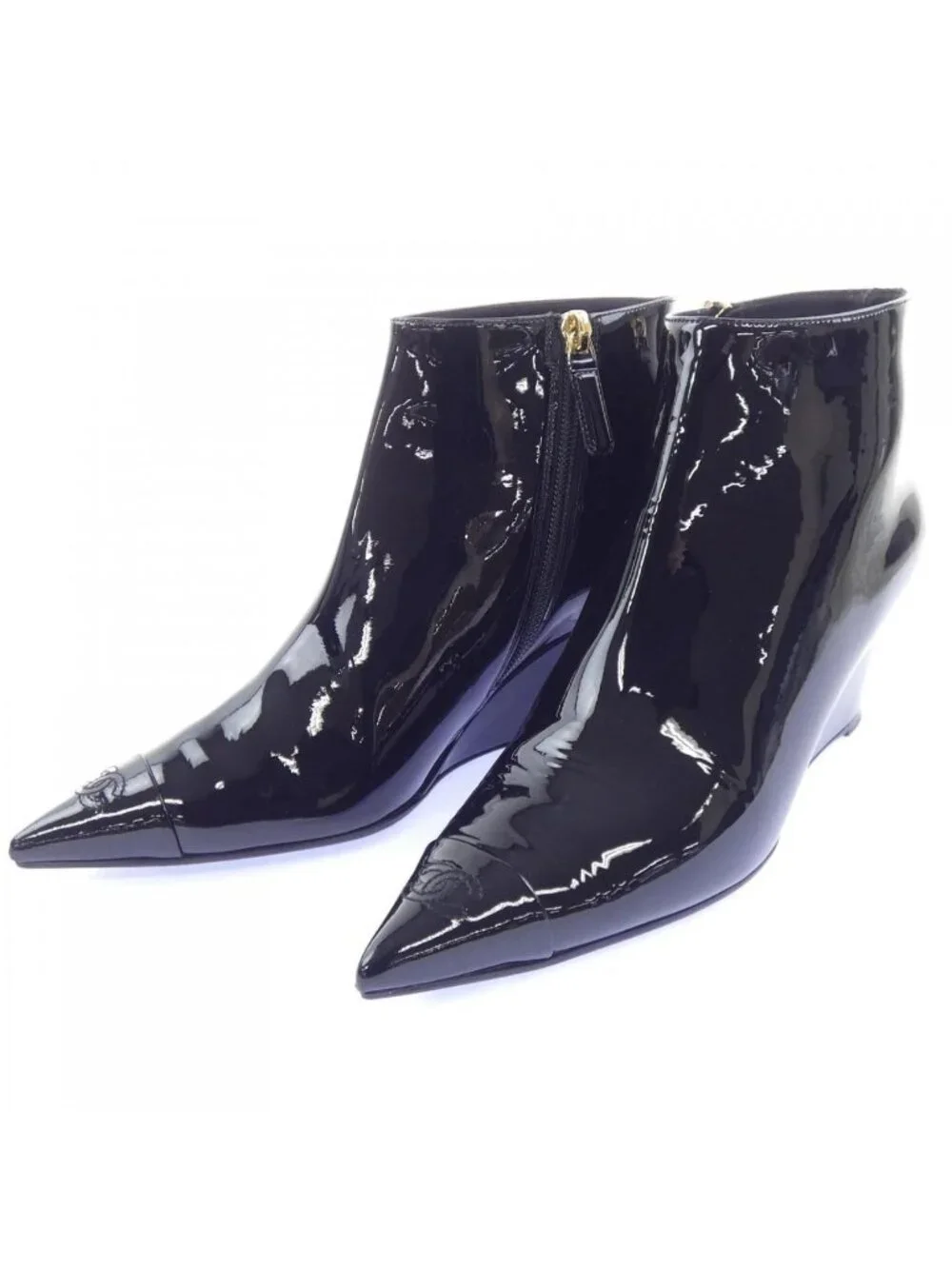 Chanel Ankle Boots Black
